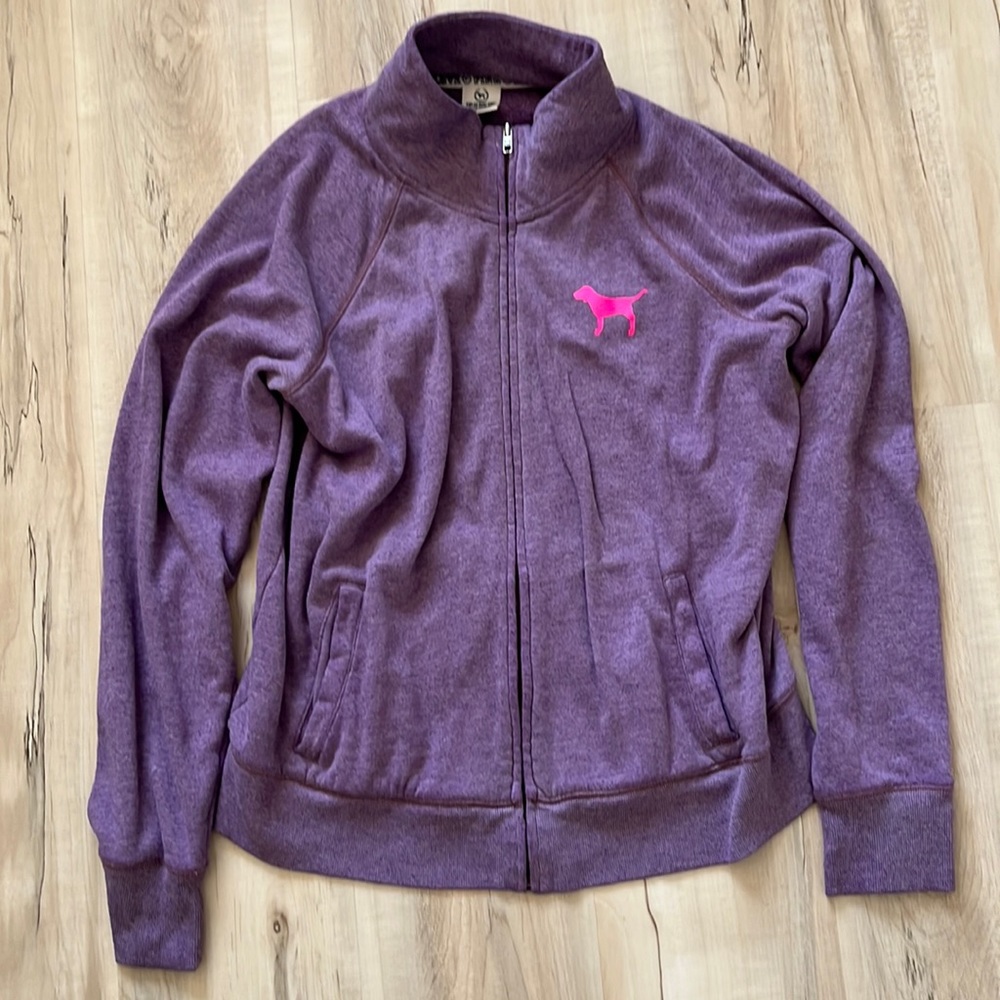 VS Pink Zip Sweatshirt